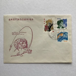 1963 East Germany DDR The Visit of Valentina Tereschkova FDC 10-17-63 - Picture 1 of 6