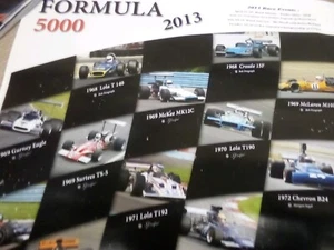 Formel 5000 Poster, seltene Ausgabe 2013, 24x30 - Bild 1 von 7