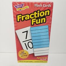 Fraction Flash Cards Trend Enterprises T-53109 New and Sealed 96 Cards Ages 7+