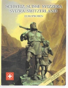 SUISSE -SWITZERLAND  2003 EURO  Probe UNC Set   Of 8 Coins in Folder - Picture 1 of 6