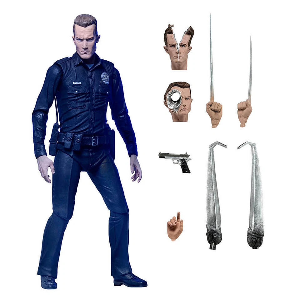 Authentic Neca Terminator 2 Judgement Day 7" Ultimate T-1000 Action Toy Figure - Image 1 of 1