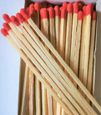 50 XL Streichhölzer 10cm lang Zündhölzer Kamin Grill Ofen Anzünder Kaminhölzer