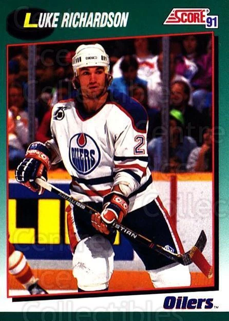 1991-92 Score Rookie Traded #70 Luke Richardson - Image 1 of 1