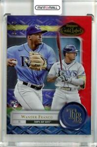 2022 Topps Gold Label Tampa Bay Rays Wander Franco Class 1 Red 64/75