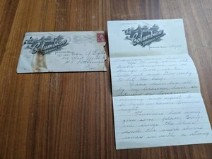 Sobre publicitario y membrete 1929 hotel colombiano Trinidad Colorado CO - Imagen 1 de 4