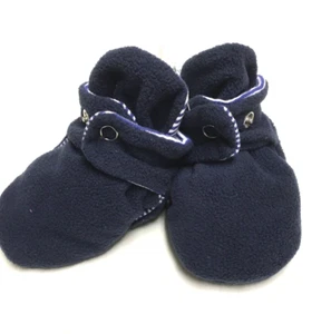 Capelli Kids Toddler Boys Dark Blue, Fleece~Warm soft shoes adjustable snaps NWT - Picture 1 of 4