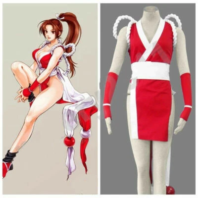 Traje de disfraces de anime Mai Shiranui The King of Fighters hecho a medida #369 Foto 1 de 4