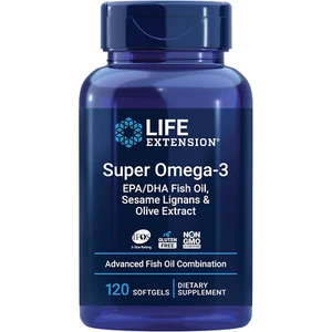 Life Extension Super Omega-3, Advanced Fish Oil Combination, 120 Softgels - Picture 1 of 5