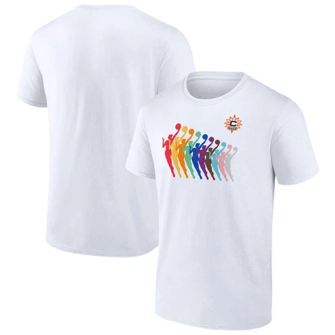 Unisex Fanatics Branded White Connecticut Sun Pride T-Shirt Cover