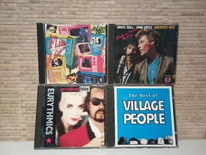 Greatest Hits CD Lot of 6 Hall Village People Cat J Giel Eurythmics George 7080s - Picture 1 of 21