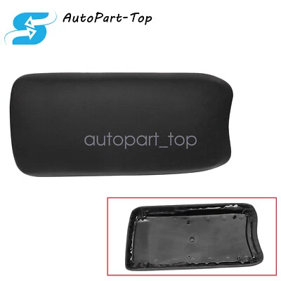 Tapa de consola Honda Civic 2006 2007 2008-2011 cubierta de caja reposabrazos almohadilla negra Foto 1 de 4
