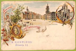 ae9820 - POLONIA - POSTAL DE COLECCIÓN - Varsovia - 1896 - Imagen 1 de 1