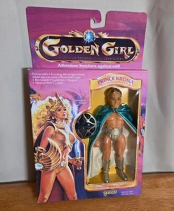 New Golden Girl 6" Prince Kroma Action Figure Hero Battle Doll 1984 Galoob VTG - Picture 1 of 10