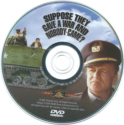Suppose They Gave a War and Nobody Came (DVD, 2004) Disc & ART, FREE SHIPPING - Image 1 of 2