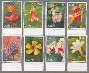 Flowers E26 Plants 8v MNH Zaire 1984 - Picture 1 of 1