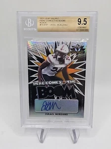 2021 Leaf Valiant Israel Mukuamu RC Here Comes The Boom! BLACK 4/5 BGS 9.5 - Picture 1 of 7
