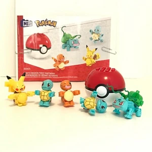 Mega Construx Pokemon Battle Figure Toy Lot of 4 with instructions & extra parts - Picture 1 of 16