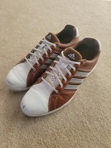 2013 Adidas adicross Tour Spikeless Golf Shoes Mens Size US 10.5 UK 10 - Picture 1 of 14