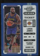 2022-23 Panini Contenders Optic #88 Lebron James Blue 81/99