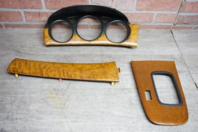 WOOD 2005-2006 LEXUS ES330 XV30 DASH SPEEDOMETER SHIFTER BEZEL COVER SET OEM - Image 1 of 4