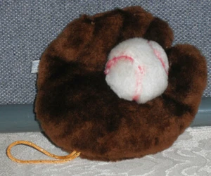 Vintage Dan Brechner Play Ball Baseball Glove Mitt & Baseball Plush Stuffed Toy - Picture 1 of 6
