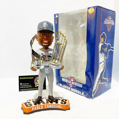 PABLO SANDOVAL San Francisco Giants 2012 WS Champ/MVP Trophy Bobble Head* Cover