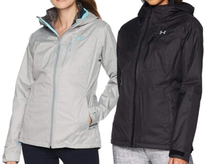 UNDER ARMOUR PRIME JACKET 3-in-1 w/Insulated Liner Womens S-M-L-XL Black / Steel - Picture 1 of 9