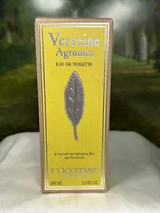 L'OCCITANE VERVEINE AGRUMES 100ML EDT SPRAY (NEW WITH BOX) - Picture 1 of 8