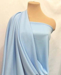 SCUBA BABY BLUE . 58" BTY.. 2 WAY STRETCH . PANTS, JUMPSUITS, HEADBANDS - Picture 1 of 3
