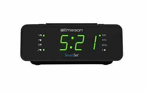 Emerson CKS1900 SmartSet Alarm Clock Radio