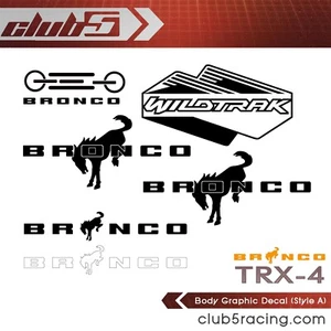 Body Graphic Decal for Traxxas TRX-4 2021 Ford Bronco ( A ) - Picture 1 of 7