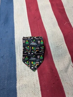 Винтажный 1999 Marvin марсианский галстук Looney Tunes новинка мужской галстук мультфильм  - Изображение 1 из 4