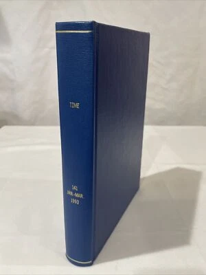1993 January-March TIME Magazine #141 Bound Volume (BM130) - Image 1 of 4