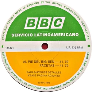 BBC LATIN AMERICA - AL PIE DEL BIG BEN - CLIFF RICHARD / CATS U.K. - 41/79 - Imagen 1 de 3
