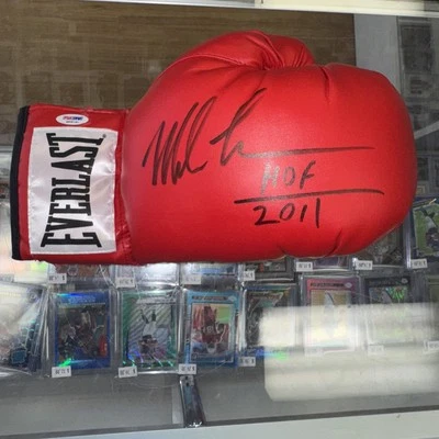 MIKE TYSON SIGNED HOF 2011 EVERLAST BOXING GLOVE PSA/DNA COA AUTOGRAPHED AUTO - Image 1 of 4