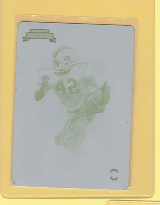 PAUL WARFIELD 2008 PRESS PASS Legends Ohio State # 1/1 YELLOW PRINTING PLATE - Image 1 of 2