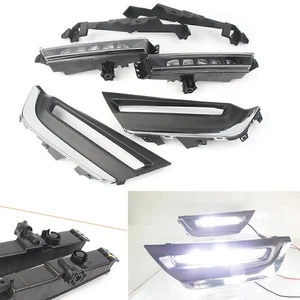 LED Daytime Running Light DRL Driving Fog Lamp For Honda CRV CR-V 2017-2018 12V - Picture 1 of 11