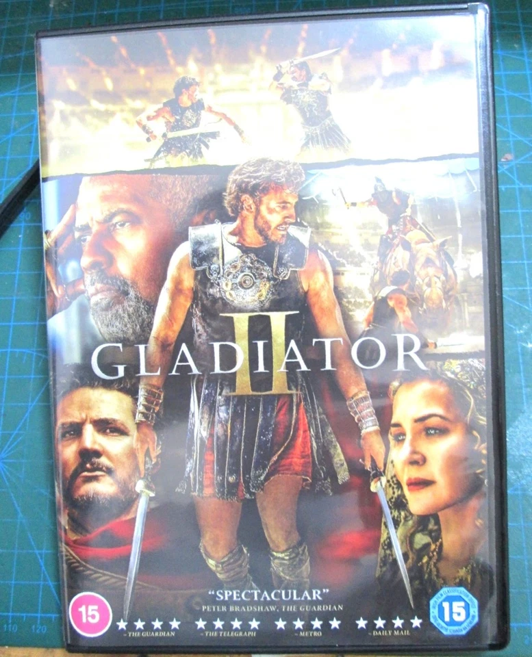 Gladiator II DVD - Ridley Scott's Ancient Rome Saga, Cert. 15+ - Image 1 of 3