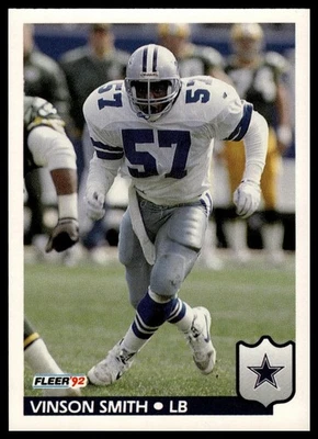 1992 Fleer #90 Vinson Smith - Image 1 of 2