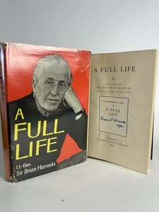 A Full Life By Lt. Gen. Sir Brian Horrocks SIGNED Autograph HC Book - Picture 1 of 7