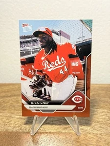 2025 Topps Now Road to Opening Day OD-211 Elly De La Cruz Gold Foil # 10/25 Reds - Bild 1 von 11