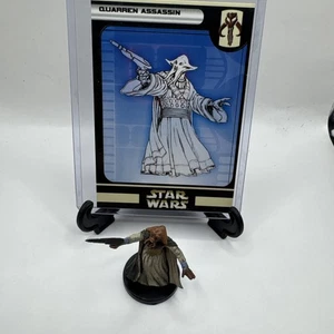 Star Wars Minis WOTC Rebel Storm Quarren Assassin 54/60 mit Karte - Bild 1 von 2