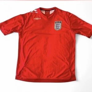 Umbro 2006/2008 England Football Shirt Jersey Red, Short Sleeve, Size XL - Picture 1 of 5