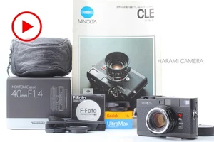New Lens [MINT w/ Hood ] Minolta CLE Nokton 40mm f/1.4 MC Film Camera From JAPAN - Picture 1 of 22