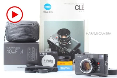 New Lens [MINT w/ Hood ] Minolta CLE Nokton 40mm f/1.4 MC Film Camera From JAPAN - Image 1 of 4