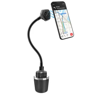 MagBuddy Elite XL Cup Soporte para teléfono celular para automóvil - Cuello de cisne negro magnético St... Foto 1 de 4