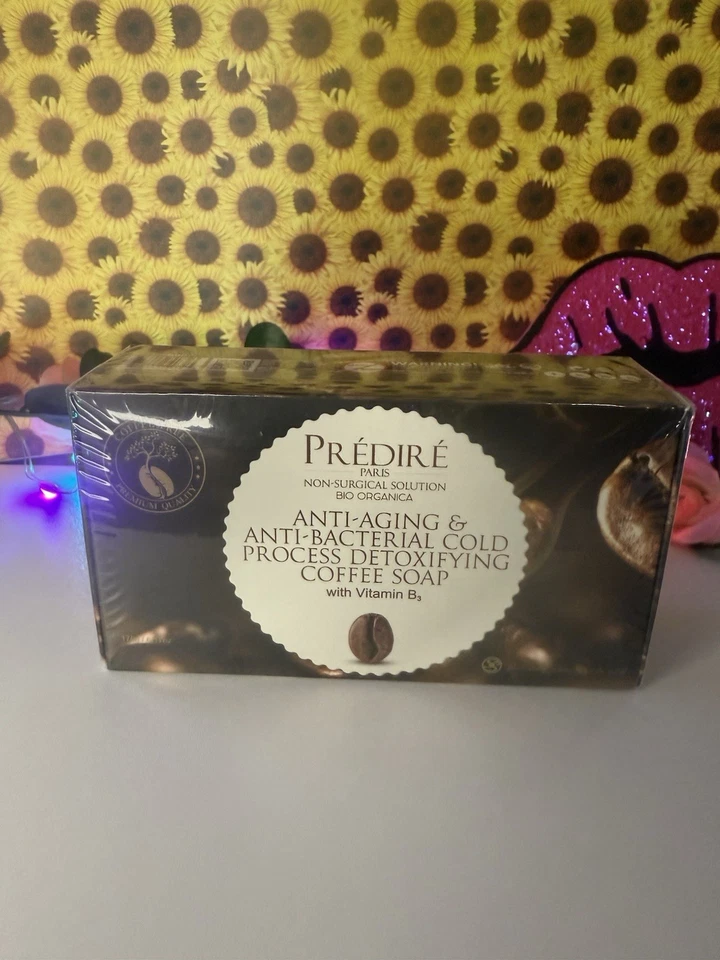 Predire Paris Anti-Aging & Anti-Bacterial Cold Process Detox Coffee Soap - Image 1 of 1