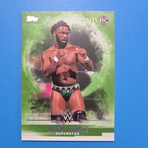 2017 Topps WWE Undisputed Bronze /25 GREEN Rich Swann #28 Rookie RC - Picture 1 of 7