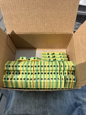 Bloque de terminales Cooper Bussmann DG25-YG PAQUETE DE 25 Foto 1 de 2