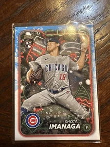 2024 Topps Holiday SHOTA IMANAGA #H84 Baseball Rookie CUBS RC - Picture 1 of 2